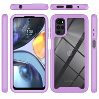 Hülle Motorola Moto G22, E32, E32s, Schutzhülle Handyhülle Cover Case TPU Bumper Lila