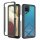 Panzer Hülle Handy Tasche 360 Grad TPU vollschutz mit Integriertem Displayschutz Samsung Galaxy A12 / M12