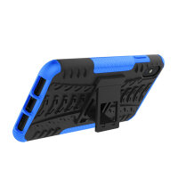 Handy Tasche für Apple iPhone Panzer Cover Case Schutz Hülle Etui Schale Bumper Apple iPhone XS Max Blau