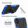 Handy Tasche für Apple iPhone Panzer Cover Case Schutz Hülle Etui Schale Bumper Apple iPhone XS Max Blau