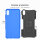 Handy Tasche für Apple iPhone Panzer Cover Case Schutz Hülle Etui Schale Bumper Apple iPhone XS Max Blau