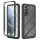 Panzer Hülle Handy Tasche 360 Grad TPU vollschutz mit Integriertem Displayschutz Samsung Galaxy S21