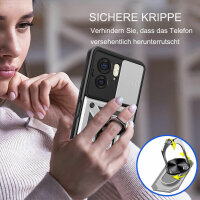 Outdoor Panzer Hülle Motorola Edge 40 Handyhülle mit Kameraschutz Ringhalter Silber