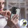 Outdoor Panzer Hülle Motorola Edge 40 Handyhülle mit Kameraschutz Ringhalter Silber