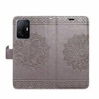 Handy Tasche Xiaomi 11T / 11T Pro Schutzhülle Book Case Flip Cover Etui Hülle BF Grau