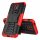 Handy Tasche Nokia Hülle Outdoor Hybrid Case Cover Schutzhülle Handyhülle Bumper Nokia 2.2 Rot
