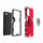 Schutz Hülle für Xiaomi Redmi Note 10 Pro Ring Case Cover Handy Tasche Outdoor  Rot