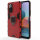 Schutz Hülle für Xiaomi Redmi Note 10 Pro Ring Case Cover Handy Tasche Outdoor  Rot