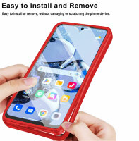 Handy Tasche für Xiaomi 12T/12T Pro 360° Grad Handyhülle mit Displayschutz