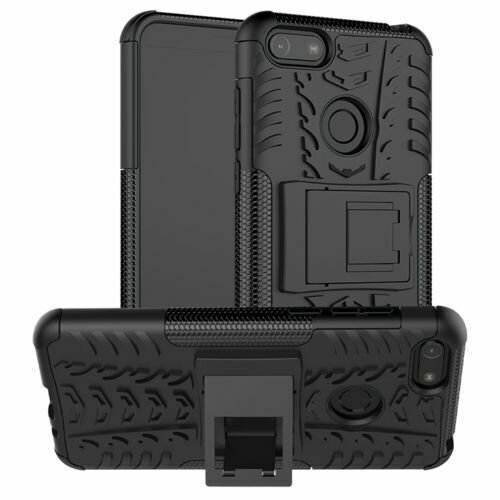 Handy Tasche Lenovo Motorola Panzer Hülle Hybrid Case Cover Schutzhülle Bumper Motorola Moto E6 Play Grün