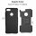 Handy Tasche Lenovo Motorola Panzer Hülle Hybrid Case Cover Schutzhülle Bumper Motorola Moto E6 Play Grün