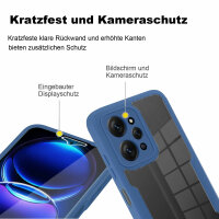 360° Grad Hülle Xiaomi Redmi 12 4G Rundum vollschutz Integriertem Displayschutz Blau