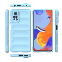 Hülle Xiaomi Redmi Note 11 Pro Handyhülle Outdoor Case Back Cover Handy Tasche Hellblau