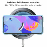 Hülle Xiaomi Redmi Note 11 Pro Handyhülle Outdoor Case Back Cover Handy Tasche Hellblau