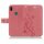 Huawei Handy Tasche Handyhülle Schutz Hülle Blumen Flip Cover Buch Case Etui Huawei P Smart Z Rosa