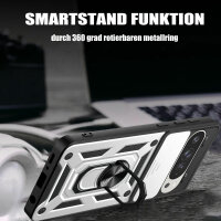 Outdoor Panzer Hülle für Google Pixel 9 / 9 Pro Handyhülle mit Kameraschutz Case Silber