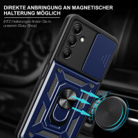 Handyhülle für Samsung Galaxy A25 - Ring Panzer Case Blau