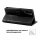 Huawei Handy Tasche Handyhülle Schutz Hülle Blumen Flip Cover Buch Case Etui Huawei P30 Pro Schwarz