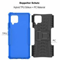 Handy Tasche für Samsung Galaxy A42 5G Hülle Outdoor Case Back Cover Handyhülle