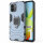 Xiaomi Redmi A1, Hülle Schutzhülle Handyhülle Silikon Case 360° Drehbarer Ring Türkis