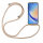 Handykette für Samsung Galaxy A34 5G Handyhülle mit Band Case Hülle mit Kordel Beige / Braun