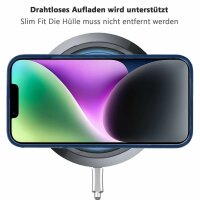 Handyhülle für Apple iPhone 14 Pro – Magnet Case Navy Blau