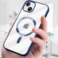Handyhülle für Apple iPhone 14 Pro – Magnet Case Navy Blau