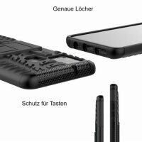Handy Tasche für SAMSUNG Galaxy Hülle Handyhülle Schutzhülle Outdoor Case Schale Galaxy A21S SM-A217F Schwarz
