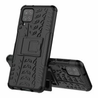 Handy Tasche für SAMSUNG Galaxy Hülle Handyhülle Schutzhülle Outdoor Case Schale Galaxy A21S SM-A217F Schwarz