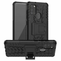Handy Tasche für SAMSUNG Galaxy Hülle Handyhülle Schutzhülle Outdoor Case Schale Galaxy A21S SM-A217F Schwarz