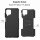 Handy Tasche für SAMSUNG Galaxy Hülle Handyhülle Schutzhülle Outdoor Case Schale Galaxy A21S SM-A217F Schwarz