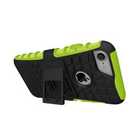 Handy Tasche für Apple iPhone Panzer Cover Case Schutz Hülle Etui Schale Bumper Apple iPhone 7 Grün