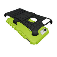 Handy Tasche für Apple iPhone Panzer Cover Case Schutz Hülle Etui Schale Bumper Apple iPhone 7 Grün