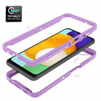 Hülle für Samsung Galaxy A13 5G / A04s Handyhülle Cover 2-teilig TPU Bumper Case Lila