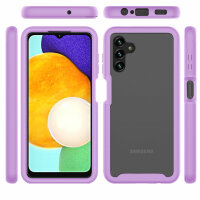 Hülle für Samsung Galaxy A13 5G / A04s Handyhülle Cover 2-teilig TPU Bumper Case Lila