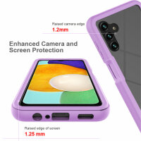 Hülle für Samsung Galaxy A13 5G / A04s Handyhülle Cover 2-teilig TPU Bumper Case Lila