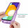Hülle für Samsung Galaxy A13 5G / A04s Handyhülle Cover 2-teilig TPU Bumper Case Lila