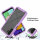 Hülle für Samsung Galaxy A13 5G / A04s Handyhülle Cover 2-teilig TPU Bumper Case Lila