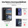 Handy Tasche Nokia Hülle Outdoor Hybrid Case Cover Schutzhülle Handyhülle Bumper Nokia 5.3 Rot
