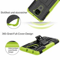 Schutz Hülle Xiaomi Handy Tasche Case Cover Silikon Schale Outdoor Handyhülle BF Xiaomi Redmi Note 9 Grün