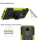 Schutz Hülle Xiaomi Handy Tasche Case Cover Silikon Schale Outdoor Handyhülle BF Xiaomi Redmi Note 9 Grün