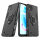 Realme C11 ( 2021 ), Schutz Hülle Handy Tasche Ring Case Silikon Cover Bumper BF Schwarz