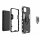 Realme C11 ( 2021 ), Schutz Hülle Handy Tasche Ring Case Silikon Cover Bumper BF Schwarz