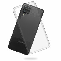 Schutz Hülle + PANZERSCHUTZGLAS 9H für Samsung Galaxy A12 Handyhülle Back Cover
