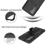 Outdoor Case Panzer Hülle Cover Huawei Handytasche Schutzhülle Handyhülle Handy Schwarz P40 Lite 5G