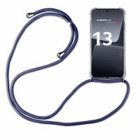 Handykette für Xiaomi 13 Handyhülle mit Band Hülle mit Kordel Handy Tasche Blau