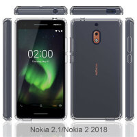 Nokia TPU Silikon Acrylglas Panzer Hülle Handy Tasche Outdoor Cover Bumper Neu Nokia 2.1