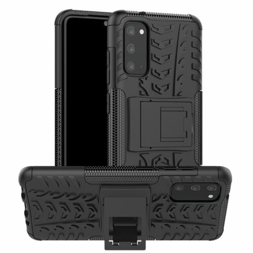 Handy Tasche für Samsung Galaxy Case Panzer Hülle Cover Schutzhülle Etui Bumper Galaxy S20 SM-G980 Grün