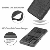 Handy Tasche für Samsung Galaxy Case Panzer Hülle Cover Schutzhülle Etui Bumper Galaxy S20 SM-G980 Grün