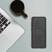 Handy Tasche für Samsung Galaxy Case Panzer Hülle Cover Schutzhülle Etui Bumper Galaxy S20 SM-G980 Grün